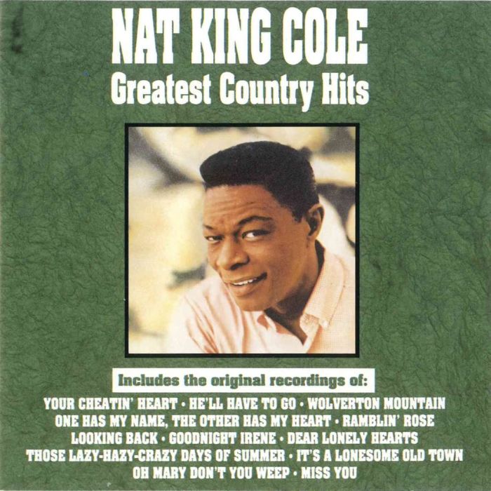 NAT KING COLE - GREATEST COUNTRY HITS