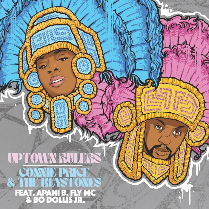 PRICE,CONNIE & THE KEYSTONES FT. APANI B. FLY MC & BO DOLLIS JR. - UPTOWN RULERS B/W UPTOWN RULERS (PROFESSOR SHORTHAIR REMIX)