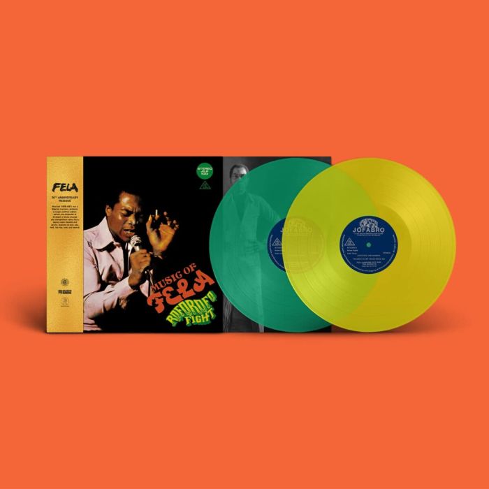 FELA KUTI - ROFOROFO FIGHT (1LP/1LP-TRANSLUCENT ORANGE & GREEN COLOR VINYL)
