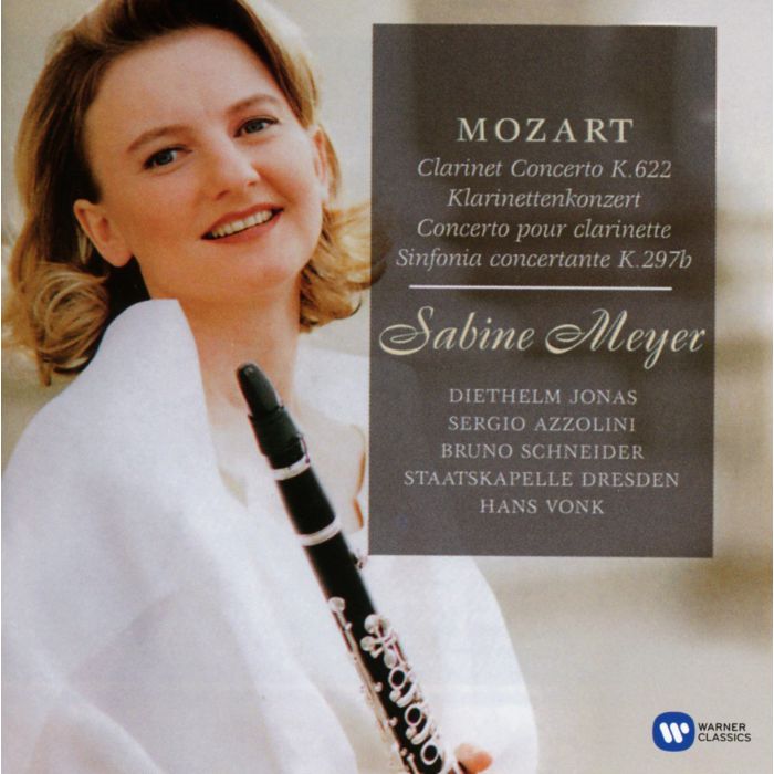 MEYER,SABINE/STAATSKAPELLE DRESDEN/HANS VONK - MOZART: CLARINET CTO K622/SINFONIA CONCERTANTE