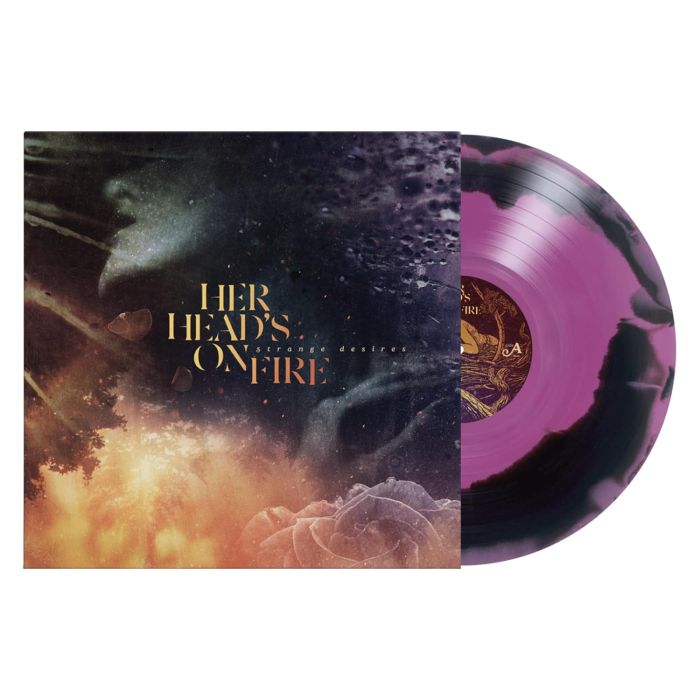 HER HEAD'S ON FIRE - STRANGE DESIRES (PURPLE/BLACK SMASH VINYL)