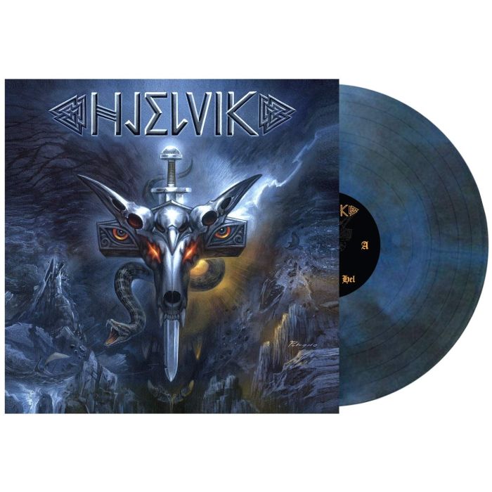 HJELVIK - WELCOME TO HEL (DARK BLUE SWIRL VINYL)