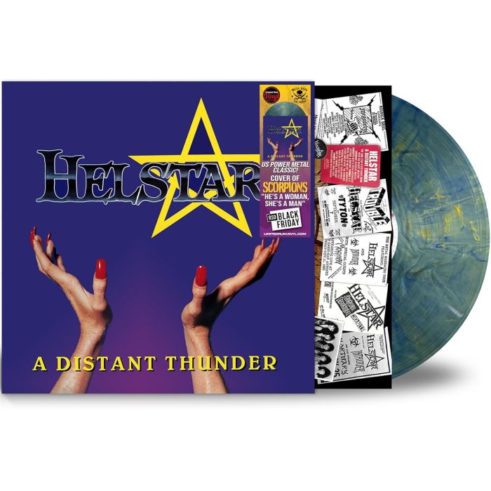 HELSTAR - DISTANT THUNDER (ELECTRIC-OCEAN VINYL)