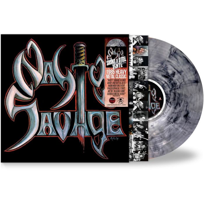 NASTY SAVAGE - NASTY SAVAGE (SMOKE & STEEL VINYL/LIMITED/REMASTERED)