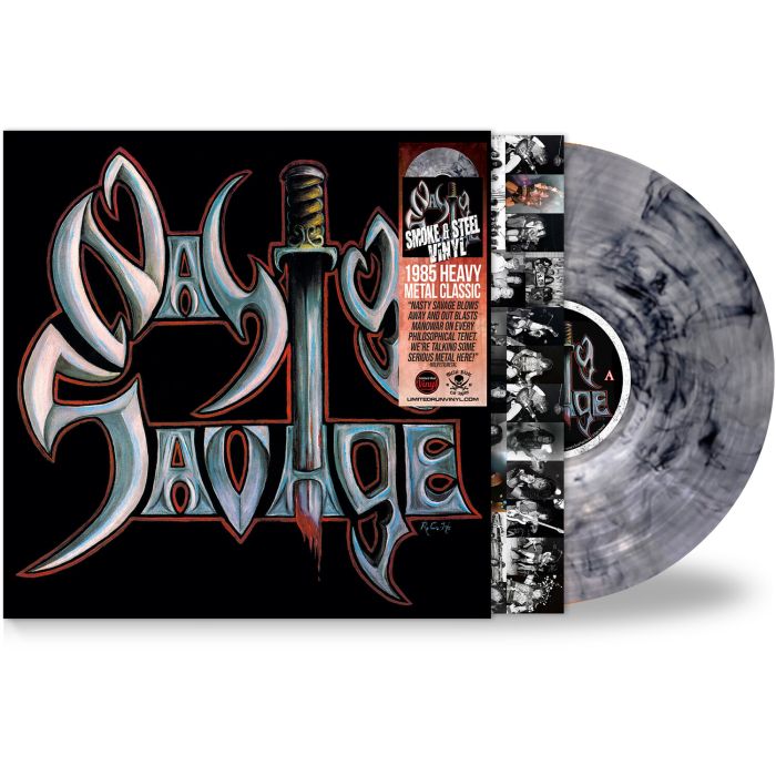 NASTY SAVAGE - NASTY SAVAGE (SMOKE & STEEL VINYL/LIMITED/REMASTERED)