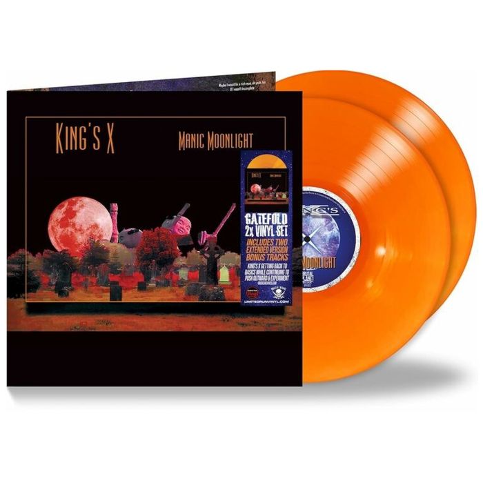 KING'S X - MANIC MOONLIGHT (ORANGE VINYL)