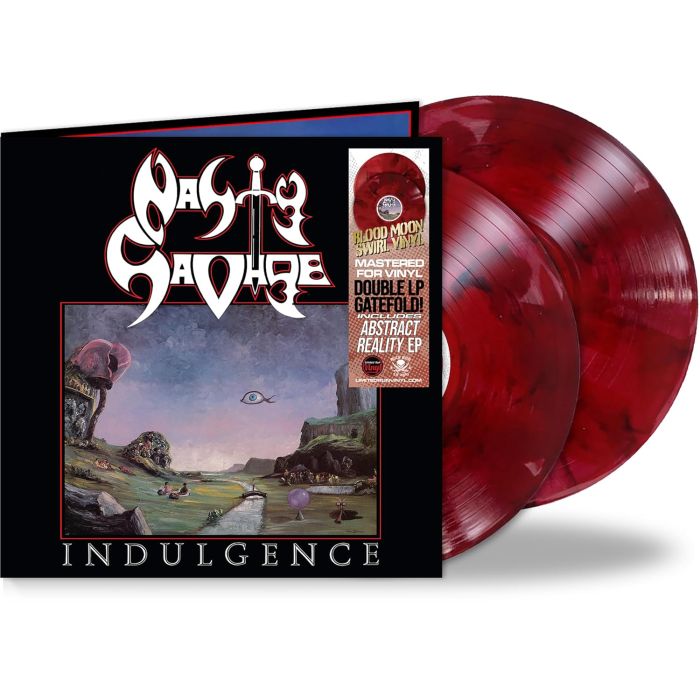 NASTY SAVAGE - INDULGENCE / ABSTRACT REALITY (RED VINYL)