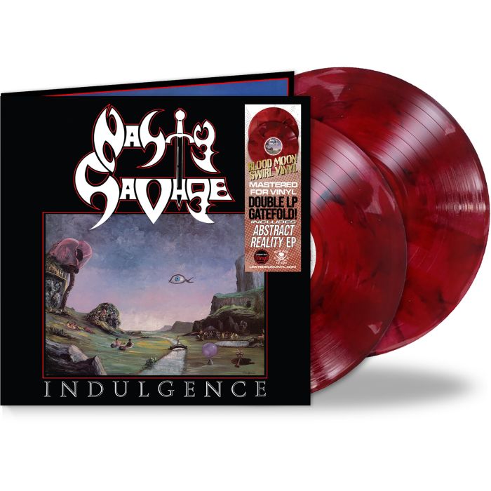 NASTY SAVAGE - INDULGENCE / ABSTRACT REALITY (RED VINYL)