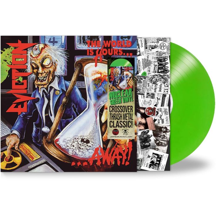 EVICTION - WORLD IS HOURS AWAY (GREEN VINYL)