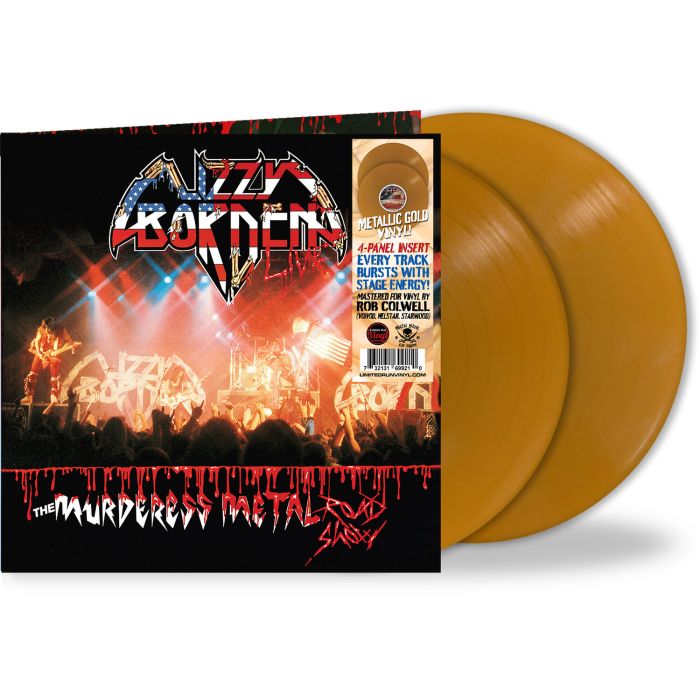 LIZZY BORDEN - MURDERESS METAL ROAD SHOW: 40TH ANNIVERSARY (DARK ORANGE VINYL/2L