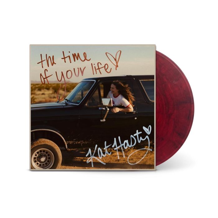 KAT HASTY - TIME OF YOUR LIFE (MAROON WITH BLACK SWIRL VINYL)