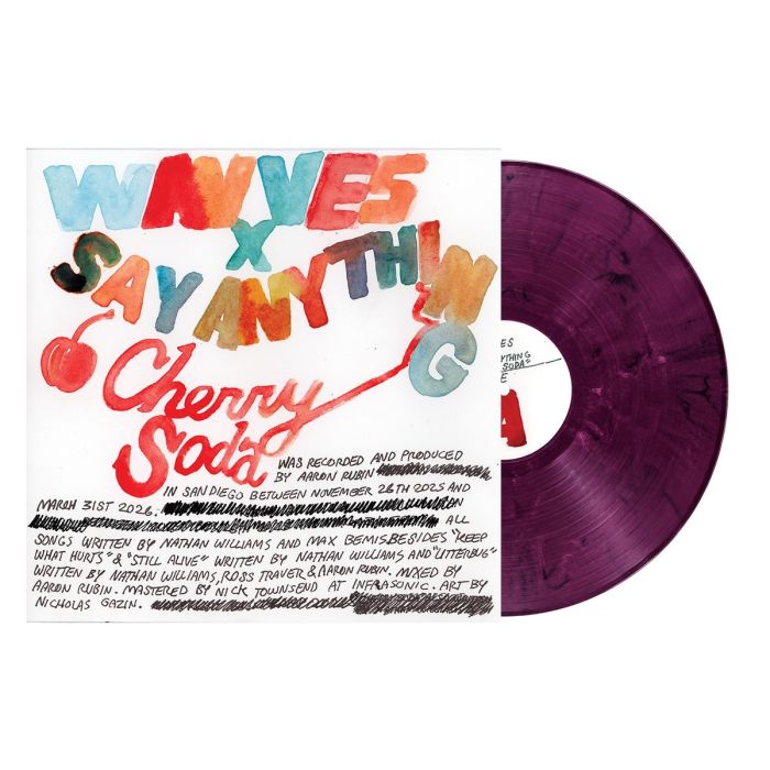 WAVVES X SAY ANYTHING - CHERRY SODA (ECO PURPLE/PINK VINYL)
