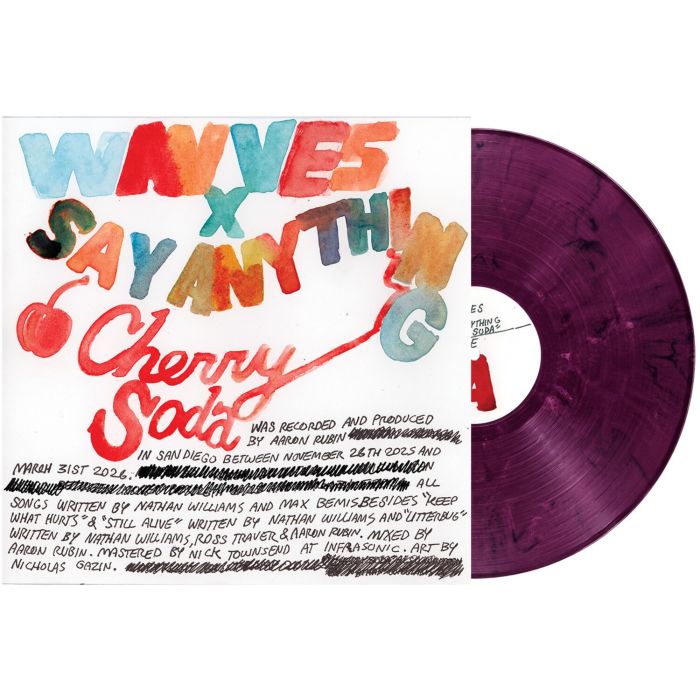WAVVES X SAY ANYTHING - CHERRY SODA (ECO PURPLE/PINK VINYL)