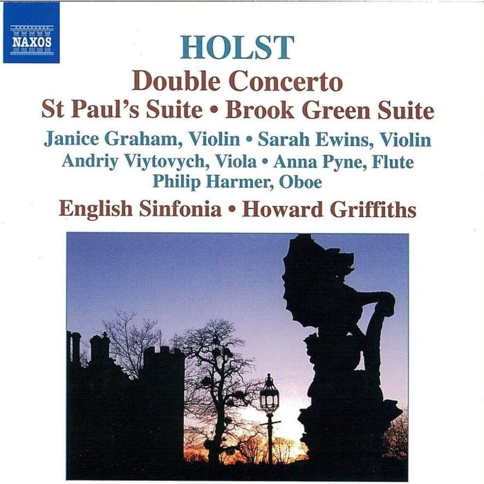 GUSTAV HOLST - DOUBLE CONCERTO ST PAUL'S SUI