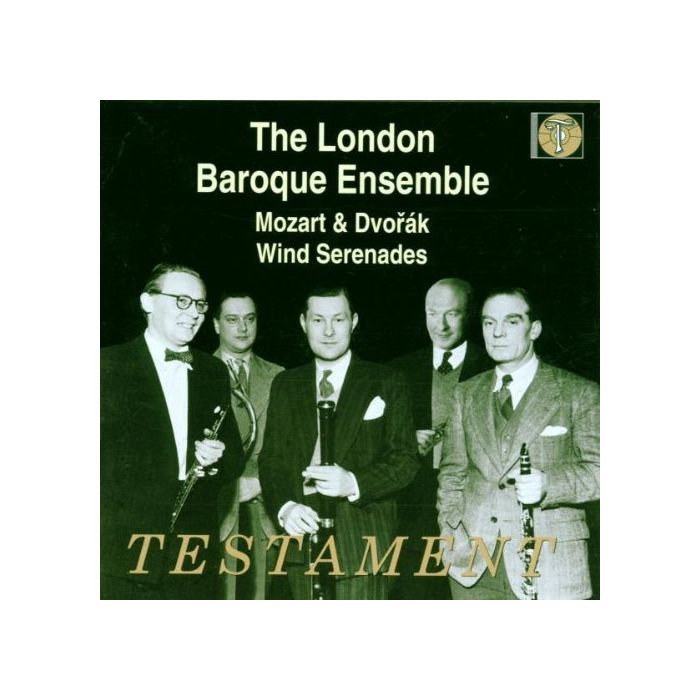 VARIOUS ARTISTS - MOZART SERENADES 11 & 12. DVORAK SERENADE OP.44. (LONDON BAROQUE