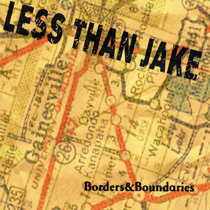 LESS THAN JAKE - BORDERS & BOUNDARIES 25TH ANNIVERSARY (YELLOW VINYL)