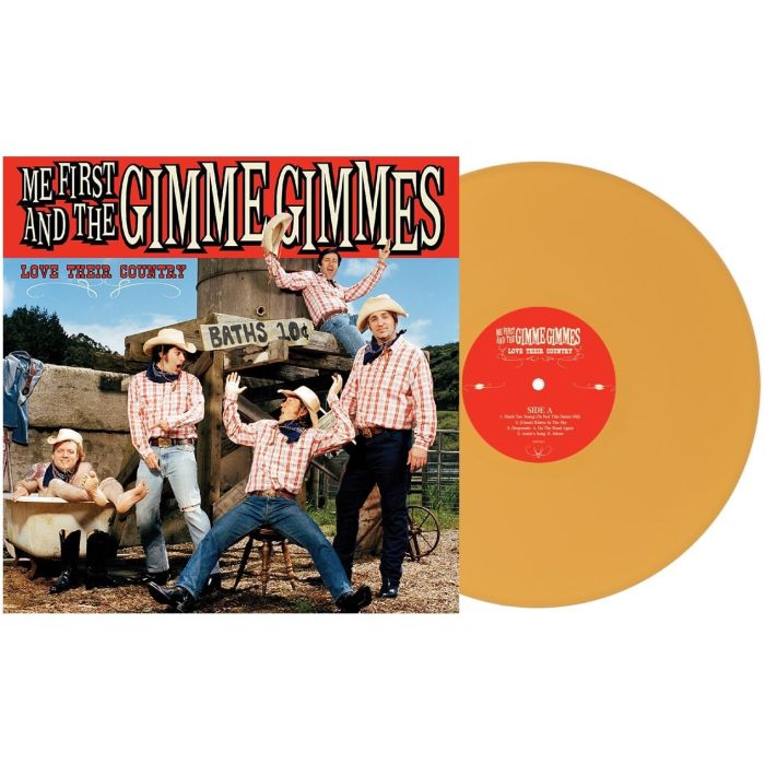 ME FIRST & THE GIMME GIMMES - LOVE THEIR COUNTRY (MUSTARD YELLOW VINYL)