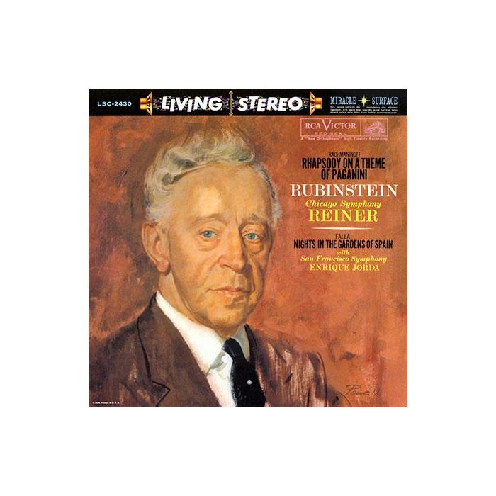 Rubinstein/Reiner/Jorda - Reiner/Jorda / Rachmaninoff: Rhapsody on a Theme of Paganini/ Falla: Nights in the Gardens of Spain