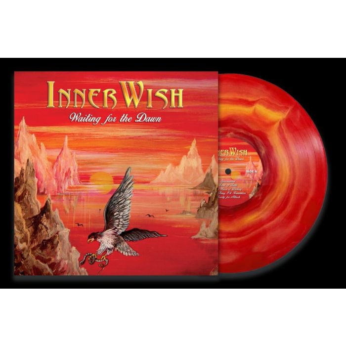 INNERWISH - WAITING FOR THE DAWN (RED/YELLOW SWIRL VINYL)