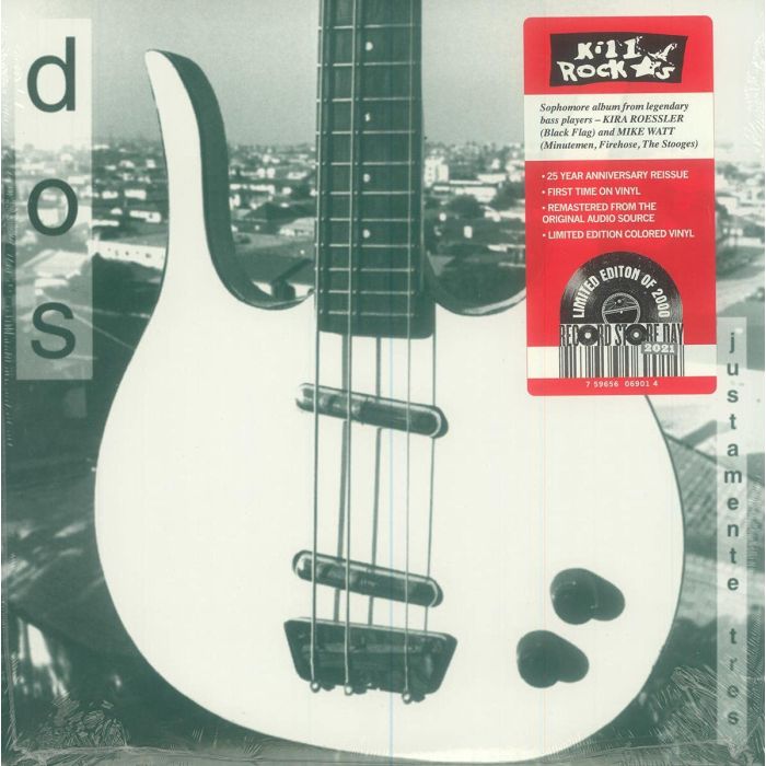 DOS - JUSTAMENTE TRES (TEAL VINYL/DL CARD) (RSD)