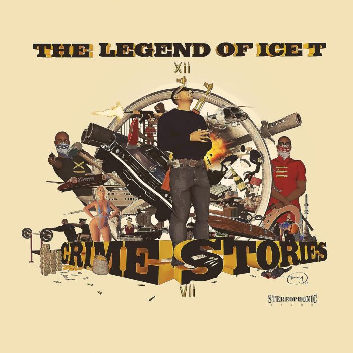 ICE T - LEGEND OF ICE T: CRIME STORIES (3LP/CLEAR W/ RED SPLATTER VINYL)