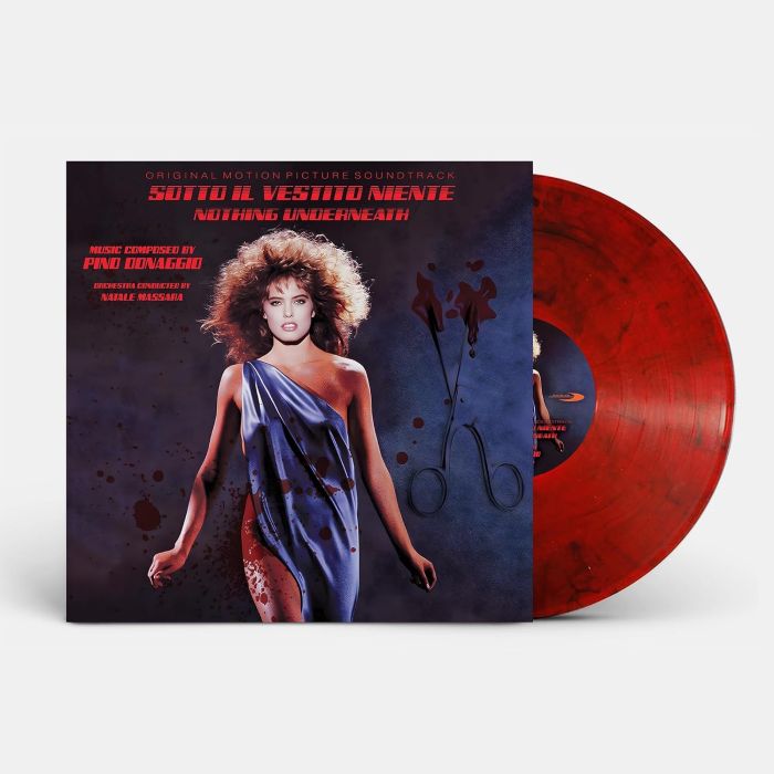 PINO DONAGGIO - SOTTO IL VESTITO NIENTE/NOTHING UNDERNEATH (OST) (RED VINYL)