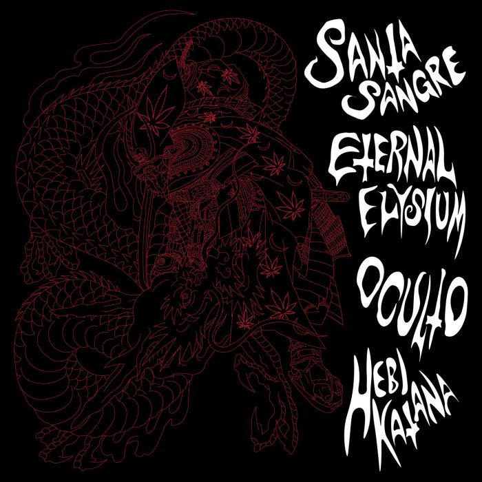Santa Sange, Eternal Elysium, Oculto, Hebi Katana - SPLIT (RED MARBLED VINYL)