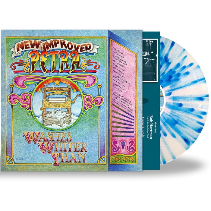 PETRA - WASHES WHITER THAN (BLUE SPLATTER VINYL/REMASTERED/POSTER/LIMITED