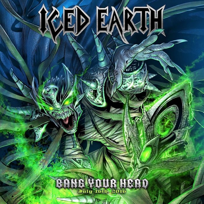 ICED EARTH - BANG YOUR HEAD (GREEN VINYL)