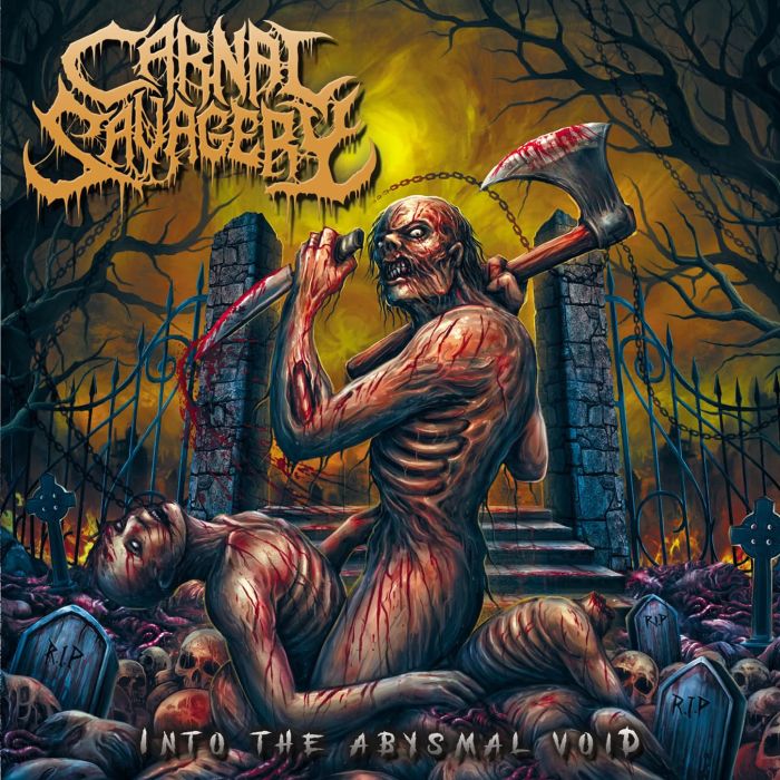 CARNAL SAVAGERY - INTO THE ABYSMAL VOID (YELLOW VINYL)