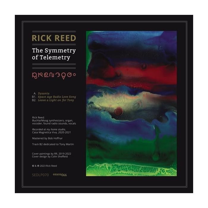 RICK REED - SYMMETRY OF TELEMETRY (CLEAR VINYL)