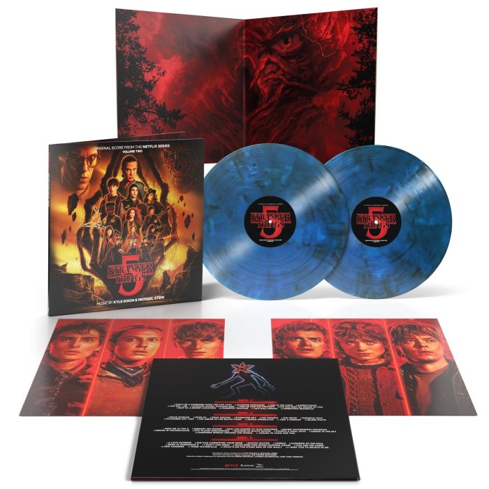 KYLE & MICHAEL STEIN DIXON - STRANGER THINGS 5 (OST FROM NETFLIX SERIES) VOLUME 2 (UPSIDE DOWN INTER-DIMENSIONAL BLUE VINYL)