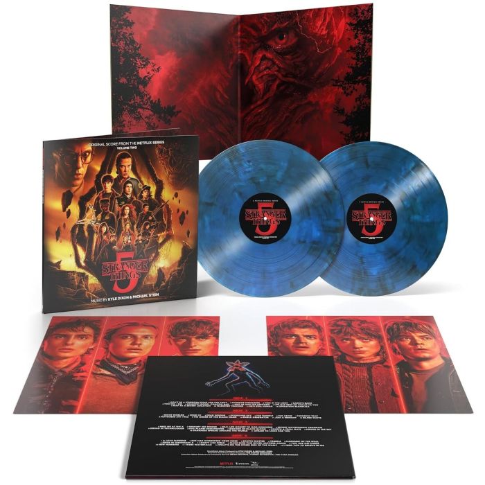 KYLE & MICHAEL STEIN DIXON - STRANGER THINGS 5 (OST FROM NETFLIX SERIES) VOLUME 2 (UPSIDE DOWN INTER-DIMENSIONAL BLUE VINYL)