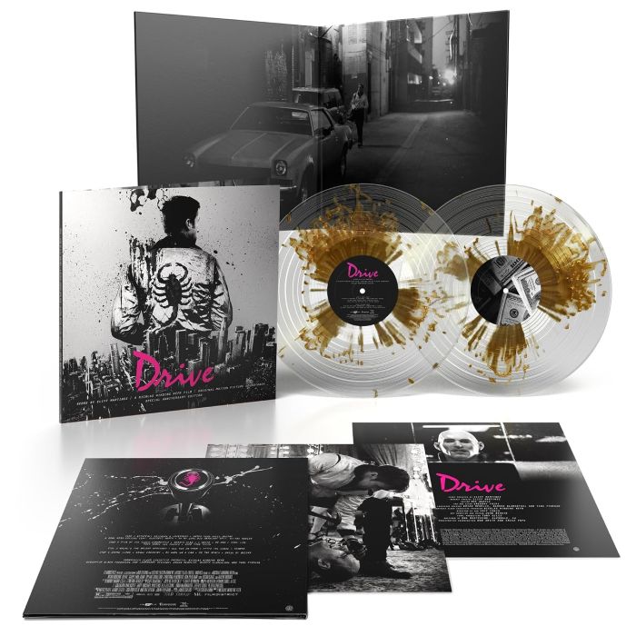 CLIFF MARTINEZ - DRIVE 10 OST (CLEAR & GOLD SPLATTER VINYL)