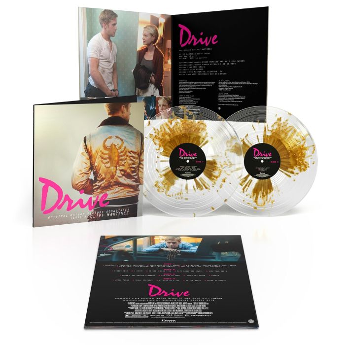 CLIFF MARTINEZ - DRIVE OST (CLEAR & GOLD SPLATTER VINYL)