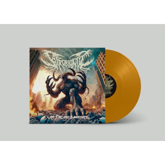 SAPROBIONTIC - OF FIRE & BLOODSHED (ORANGE VINYL)