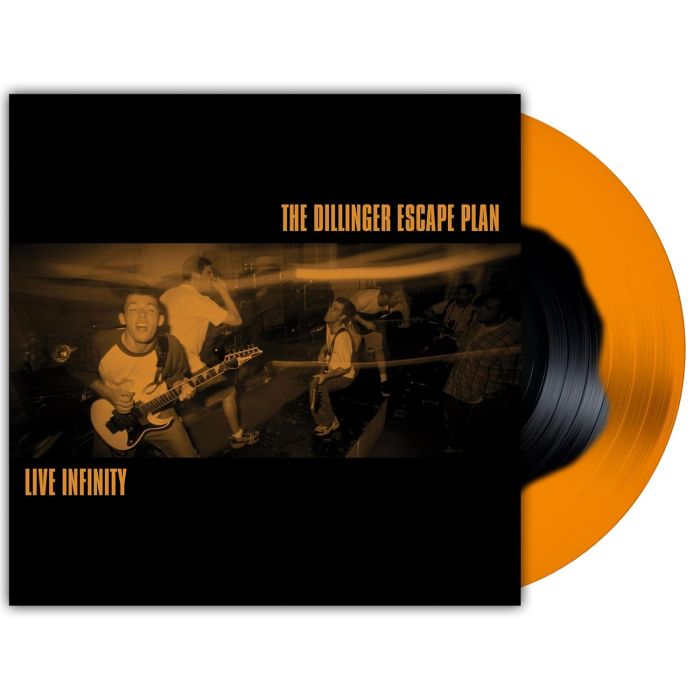 DILLINGER ESCAPE PLAN - LIVE INFINITY (BLACK INSIDE ORANGE KRUSH VINYL)
