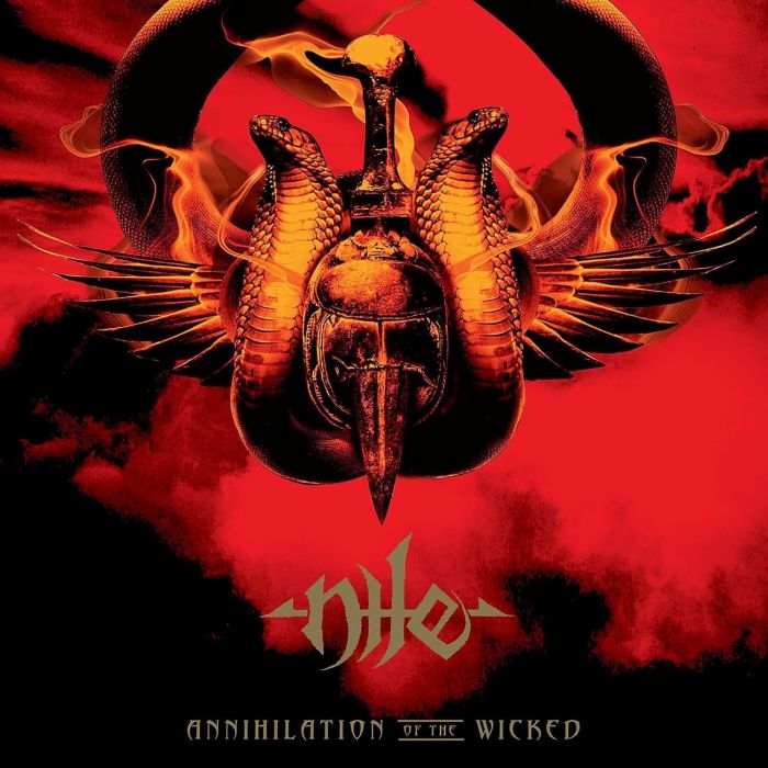 NILE - ANNIHILATION OF THE WICKED (BLOOD RED WITH GOLD VINYL/BLACK & HAL