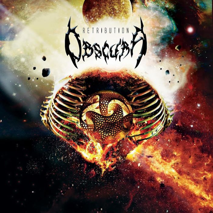 OBSCURA - RETRIBUTION (BONE WHITE, RED & OLIVE GREEN MERGE W/ BONE WHITE, R