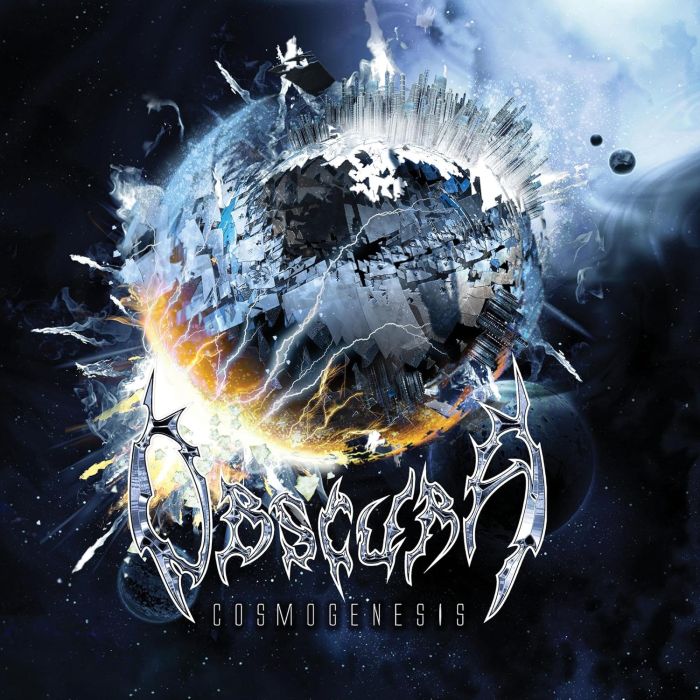 OBSCURA - COSMOGENESIS (ORANGE, SILVER & ROYAL BLUE MERGE W/ ORANGE KRUSH,