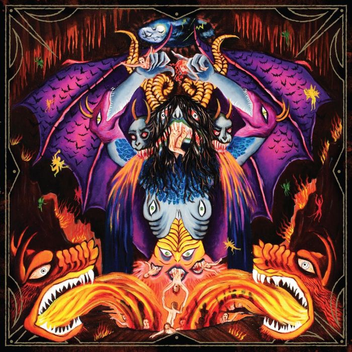 DEVIL MASTER - SATAN SPITS ON CHILDREN OF LIGHT (NEON VIOLET W/ ORANGE, MUSTARD