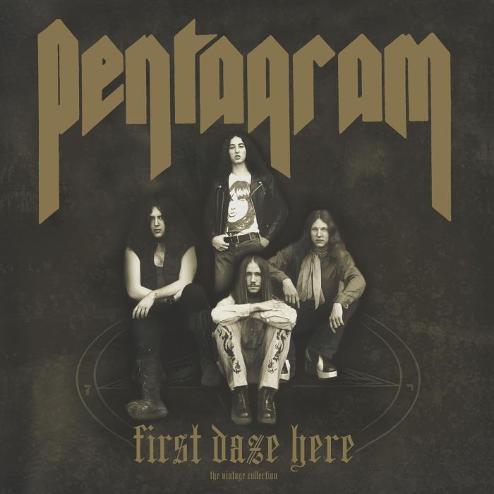 PENTAGRAM - FIRST DAZE HERE (SWAMP GREEN & TRANSLUCENT GOLD HALF & HALF WITH