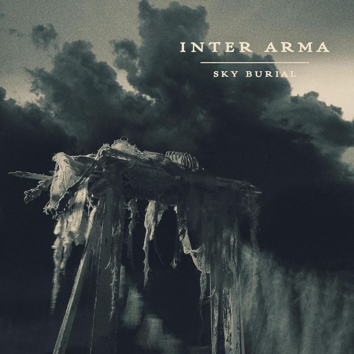 INTER ARMA - SKY BURIAL (COKE BOTTLE GREEN WITH AQUA BLUE, BONE WHITE & SILVER