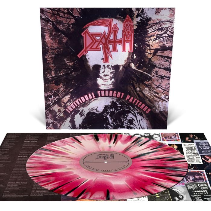 DEATH - INDIVIDUAL THOUGHT PATTERNS - REISSUE (HOT PINK, BONE WHITE & RED