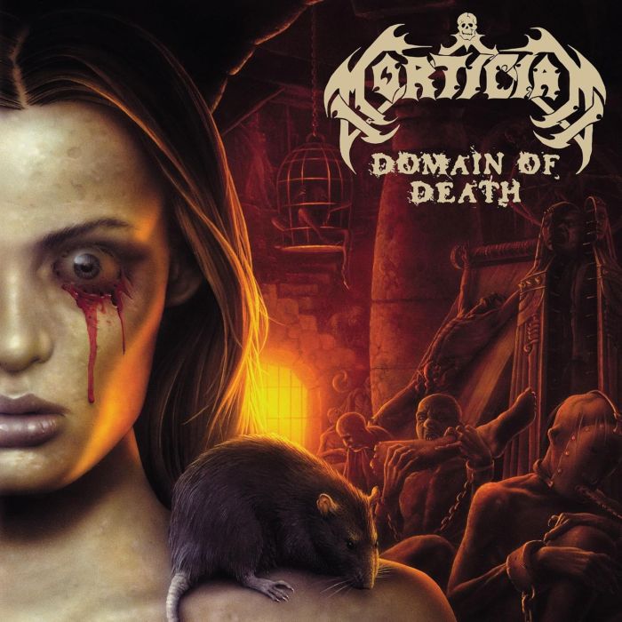 MORTICIAN - DOMAIN OF DEATH (ORANGE KRUSH VINYL)