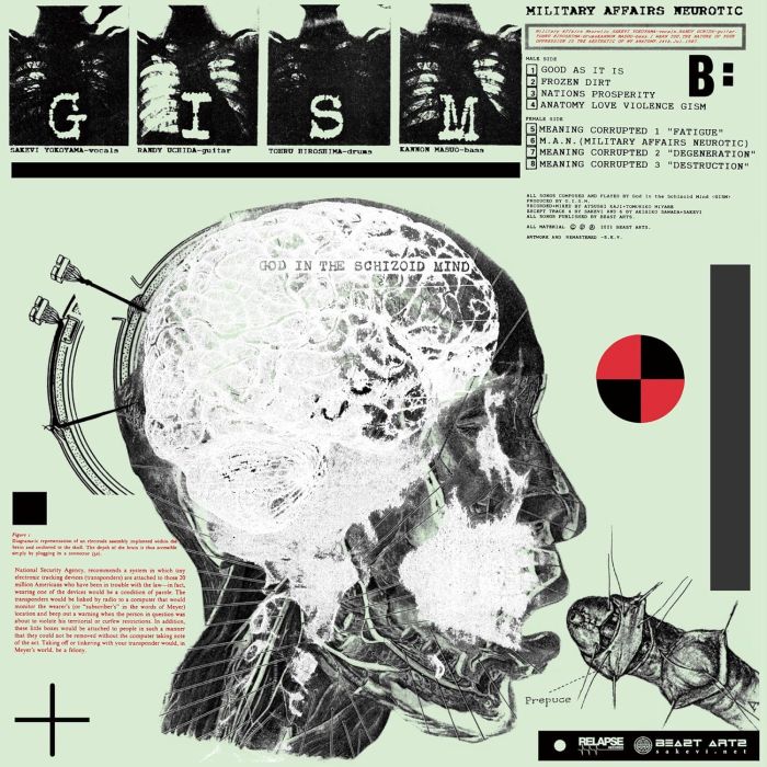 G.I.S.M. - MILITARY AFFAIRS NEUROTIC (REISSUE)