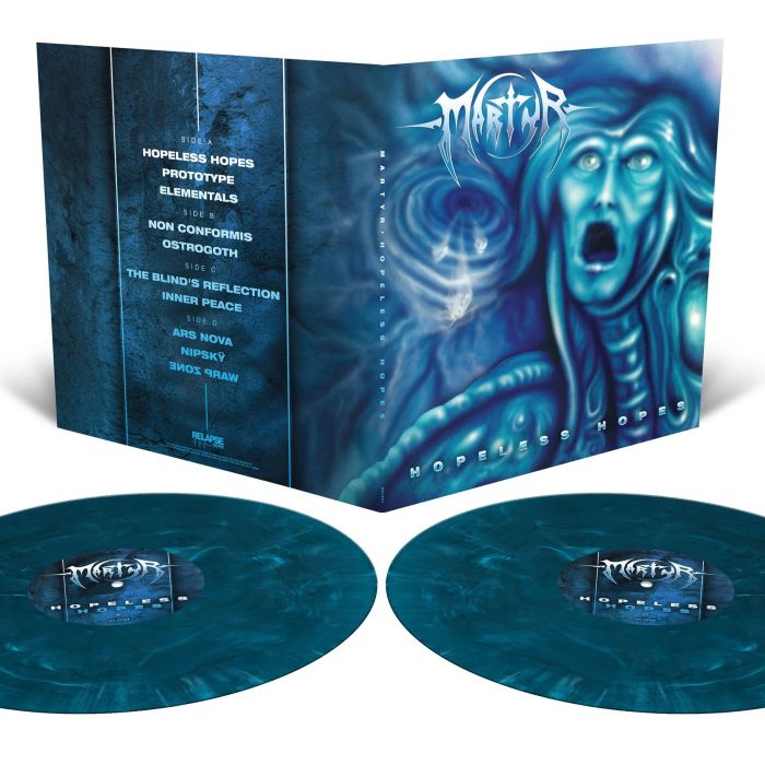 MARTYR - HOPELESS HOPES (REISSUE) (BLUE MARBLE VINYL)