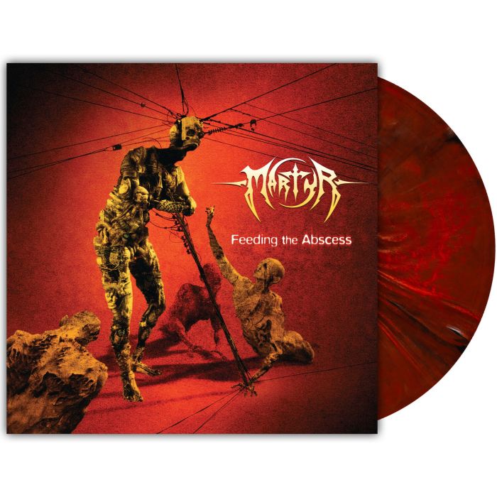 MARTYR - FEEDING THE ABSCESS (REISSUE) (RED MARBLE VINYL)