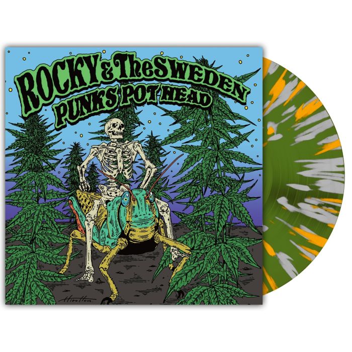 ROCKY & THE SWEDEN - PUNK'S POT HEAD (GREEN SPLATTER VINYL)