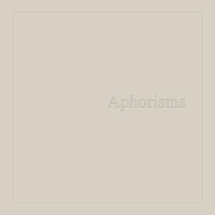 GRAHAM LAMBKIN - APHORISMS